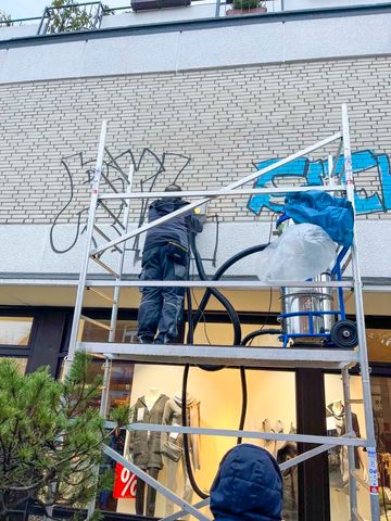 V & K Gebäudereinigung Hamburg Graffitientfernung 02
