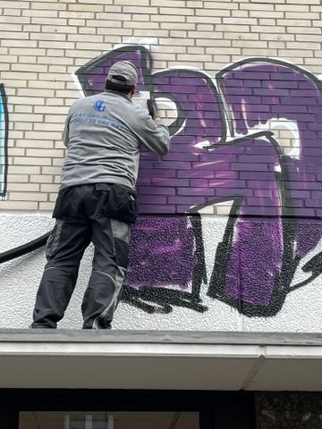 V & K Gebäudereinigung Hamburg Graffitientfernung 04